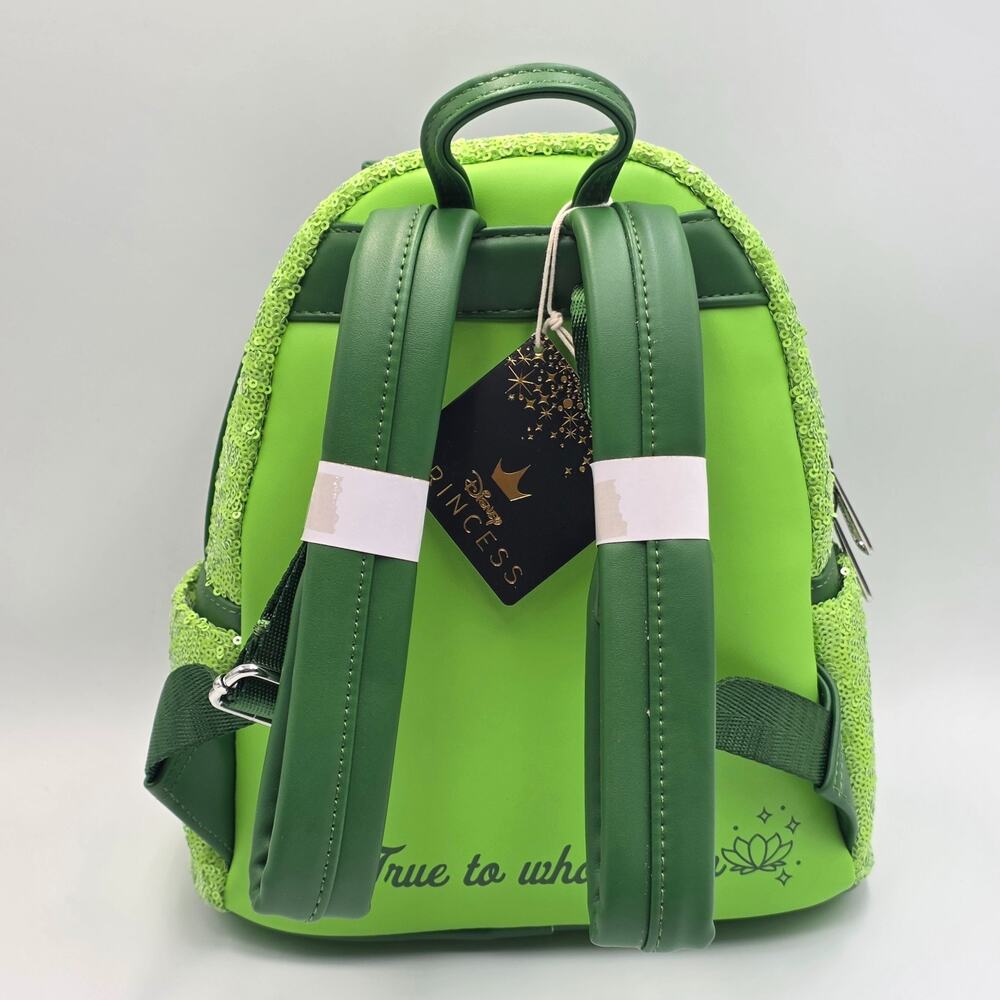 Loungefly Disney Mulan Sequin Mini Backpack New - Picture 6 of 8